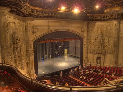 How do you find live theater listings for San Francisco?