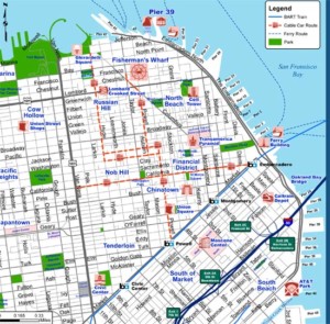 San Francisco Tourist Map